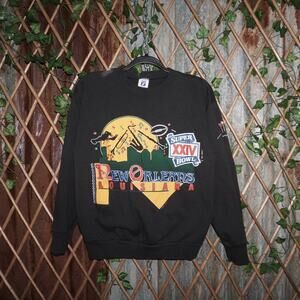 Medium - Vintage Y2K Super Bowl XXIV New Orleans sweatshirt